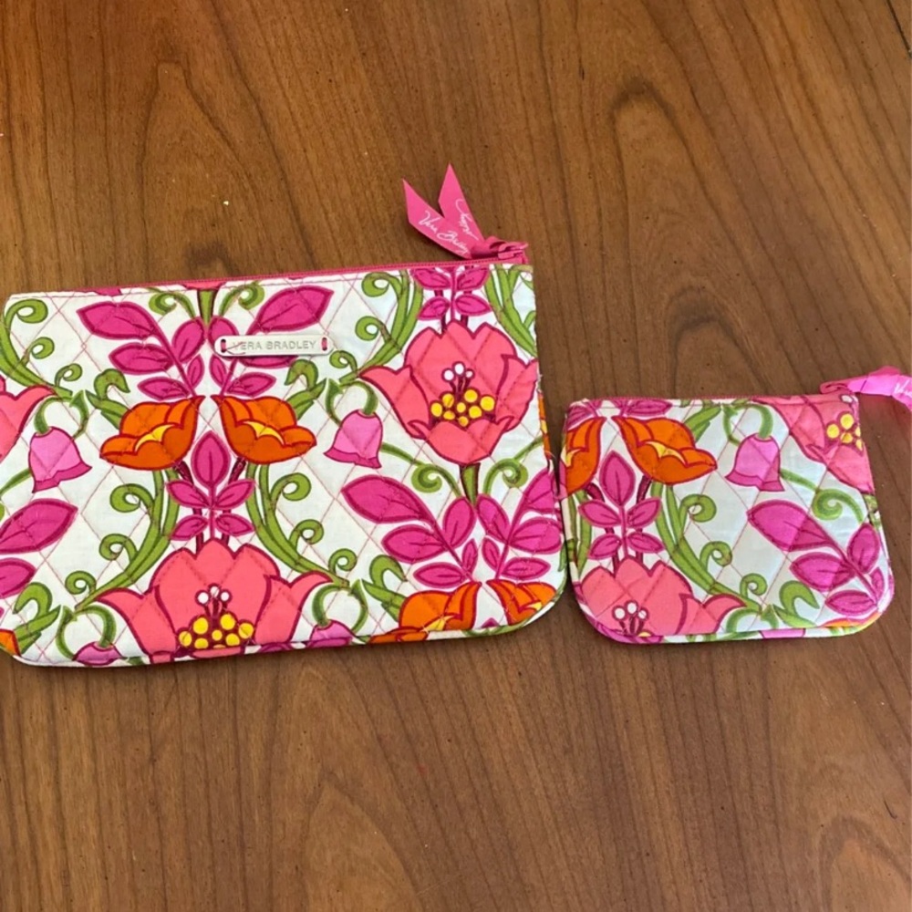 Vera Bradley wallet/makeup case